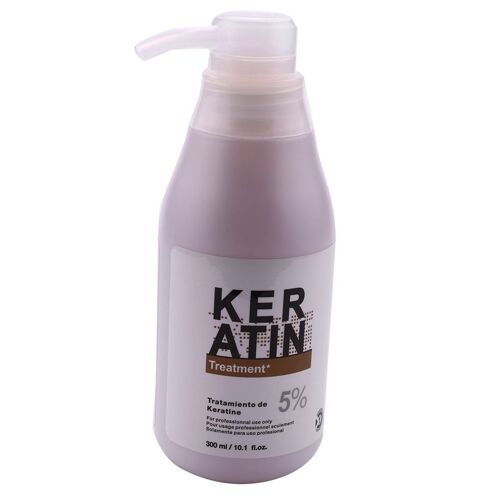 Traitement Capillaire Brésilien À La Kératine, 300ml, Pour Cheveux Abîmés, Lisseur, Formol 5%