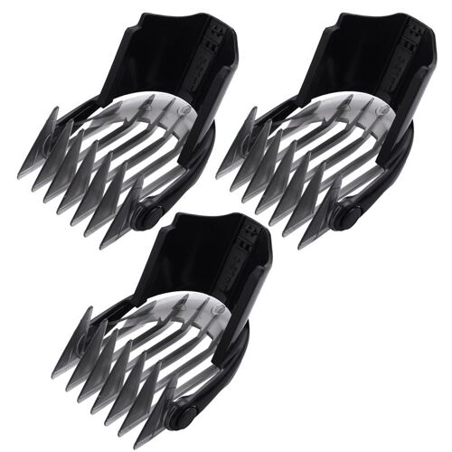 3x Pour Tondeuse À Cheveux Peigne Petit 3-21mm Qc5010 Qc5050 Qc5053 Qc5070 Qc5090 
