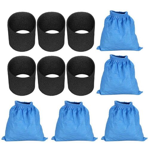 Sac filtrant pour Karcher MV1 WD1 WD2 WD3 SE4001, 5 pièces, 6X, filtre en mousse humide et sèche, MV1 WD1 MV1 WD1 KAR May06104081
