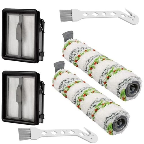 Rouleau de brosse pour aspirateur humide et filtre, tout-en-un, multi-surface, pour Bissell Crosswave X7 Pet Pro 3011,2832Z,2955Z
