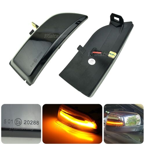 Clignotant Dynamique Led Pour Ford Ranger T6 2012 ¿ 2019 Raptor Wildtrak, 1 Paire, Indicateur Séquentiel De Miroir Latéral