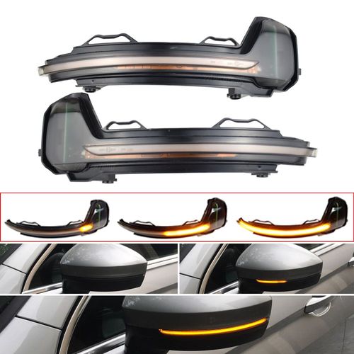 Clignotants De Rétroviseur Led Pour Vw Volkswagen Tiguan Mk2 Touareg Mk3 2017 2018 2019 2020, 2 Pièces