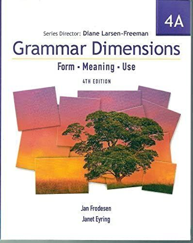 Grammar Dimensions 4: Split Text A