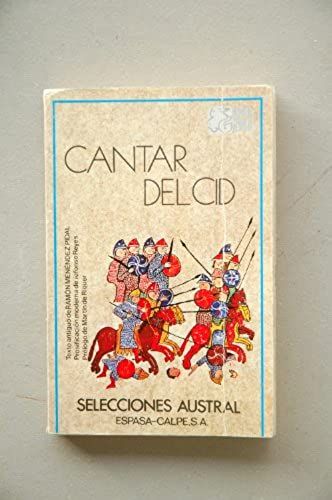 Cantar De Mio Cid: Cantar De Mio Cid