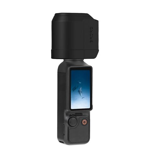 Couvercle de capuchon d'objectif pour 3 cardan Coque de protection d'objectif fixe anti-rayures Noir