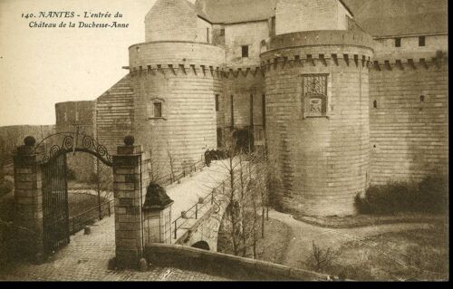 Carte Postale De Nantes  (Loire-Atlantique)  Entrée Du Château De La Duchesse Anne
