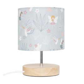 Lampe À Poser Toxey 21cm Avec Abat-Jour Fée - Bleu