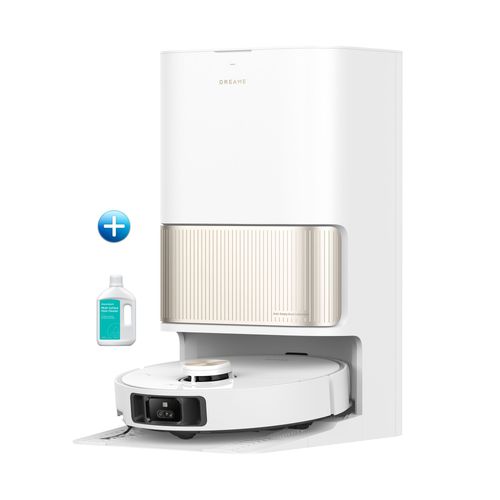 Robot Aspirateur Laveur dreame L40 Ultra Combo Avec Solution nettoyante, Brosse latérale Extensible et relevable,11 000 Pa, Serpillière et la Plaque de Lavage avec de l'eau Chaude à 65°C