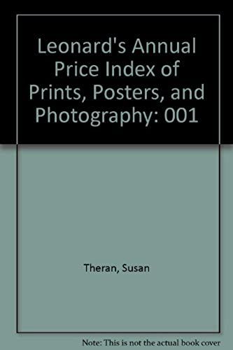 Leonard's Annual Price Index Of Prints, Posters, And Photography