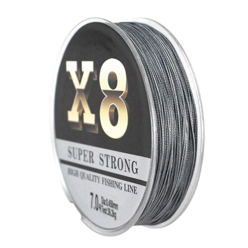 Ligne De Pêche Pe Tressée 8 Brins 100m Ligne De Pêche Multifilament Forte Pour Serpent - Accessoires De Pêche 7.0