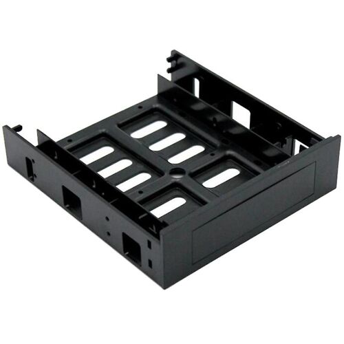 5.25 pouces CD-ROM Space à 3.5 pouces 2.5 pouces SATA HDD Mobile Rack Bracket Enclosure Noir pour PC