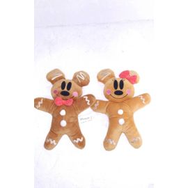 Peluche Pain D'épices Mickey Et Minnie Disneyland Paris