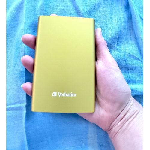 Verbatim 53027 500G6 disque externe 500 Go - Or Gold Doré