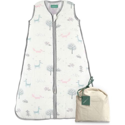 Tianyi-Molis&co - Gigoteuse Pour Bébé - Gigoteuse Tog 2.5 - Mousseline Premium - Changement De Couche À Accès À Zip Facile - Turbulette Hiver Pour Bébé, Fille Garçon - Forest (18 À 36 Mois)