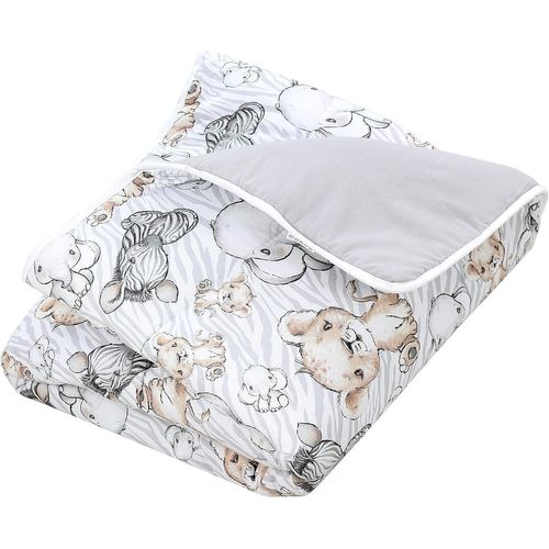 Tianyi-Tapis De Jeu Pour Bébé Enfants Tapis D'éveil 120 X 120 Cm Rembourré Xxl Chambre De Bébé, Safari