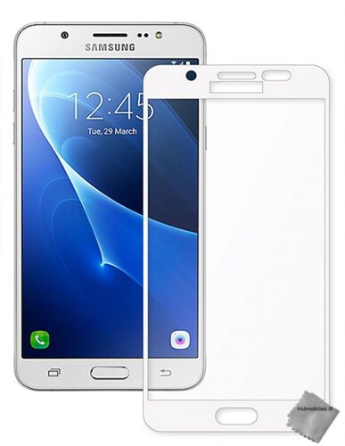 Film de protection verre trempe incurve integral Samsung Galaxy J7 (2017) BLANC