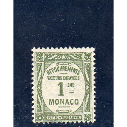 Timbre-Taxe De Monaco