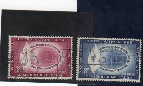 Timbres-Poste Des Nations Unies, Bureau De New-York (Journée Des Droits De L'homme)