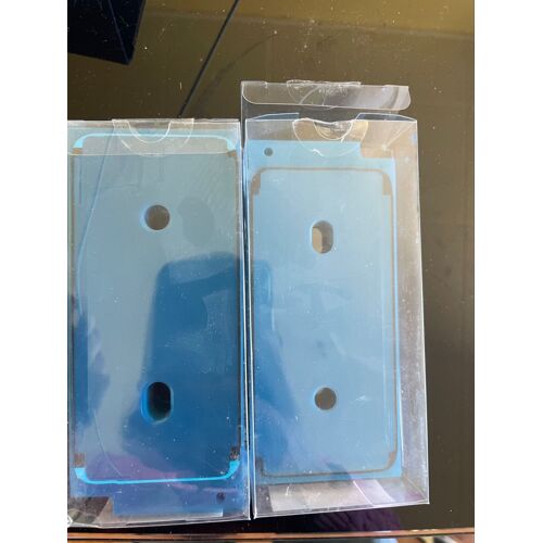Stickers Adhésif Bleu Pour Iphone 50pcs Étanchéité Écran Noir Ou Blanc À Choisir