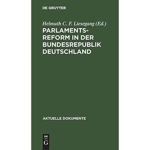 Parlamentsreform In Der Bundesrepublik Deutschland