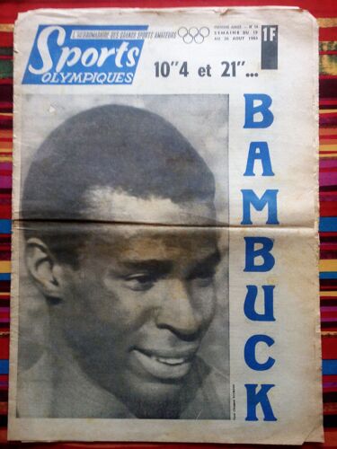 Revue (Journal) "Sports Olympiques" N° 14 Du 26 Août 1964 : Bambuck - Jazy - Murray Halberg - Ala Simpson - Gottvales - Valentin, Snell, Jazy - Okazaki - .................