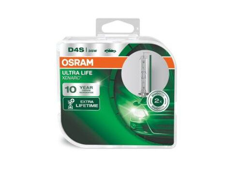 Ampoule xénon OSRAM XENARC ULTRA LIFE D4S HID lampe à décharge, 66440ULT-HCB, boite duo (2 pièces)