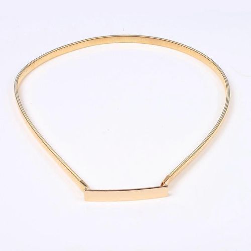 Élastique En Métal Skinny Ceinture Ceinture Lady Girl-Gold