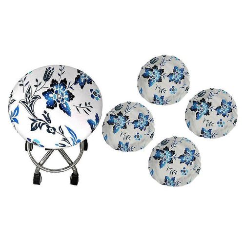 4 Pièces À La Mode Tabouret De Bar Housse Ronde Pivotant Chaise Siège Sleeve Salon