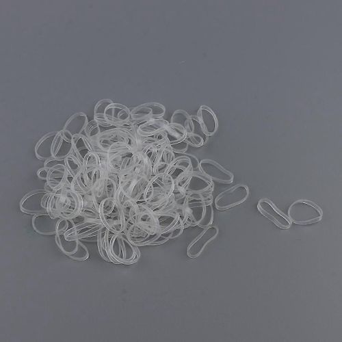 100 Pièces Filles Élastique Cheveux Cravate Bandes De Cheveux Bande Élastique À Attacher Et Fixer