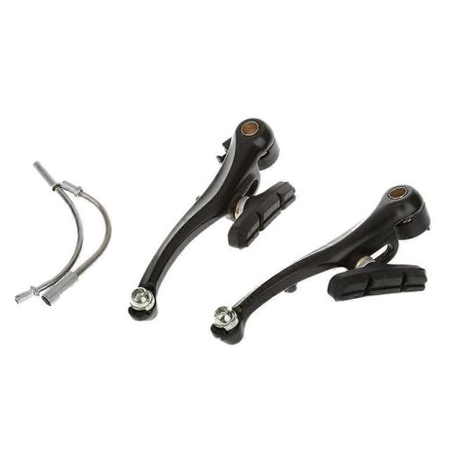Vtt Vélo Cyclisme V Frein Jeu Alliage Avant Arrière Frein Vélo Pièces De Vélo - Noir