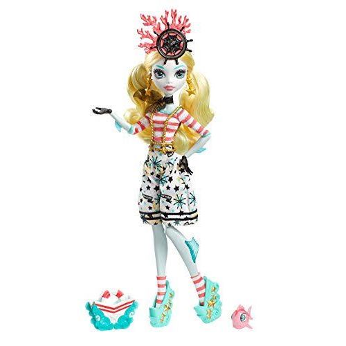 Mattel Monster High Dtv91 Hantée Bateau De Monstres Marinière Poupée Lagoona