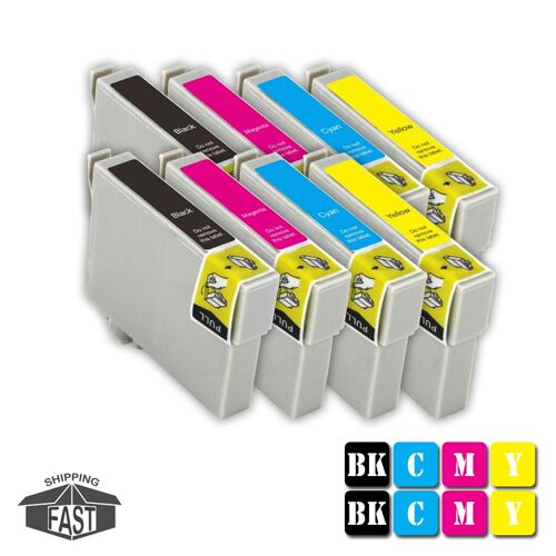 8 CARTOUCHES D'ENCRE ASSORTIES COMPATIBLE T29 M XL pour imprimante EPSON XP332