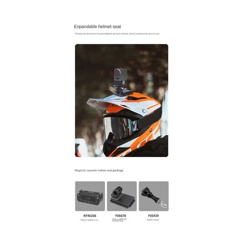 For Action2 Accessories Spirit Eye Camera Magnetic Folding Dual Interface Rechargeable Base, D