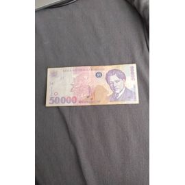 Billet 50 000 Lei Roumanie