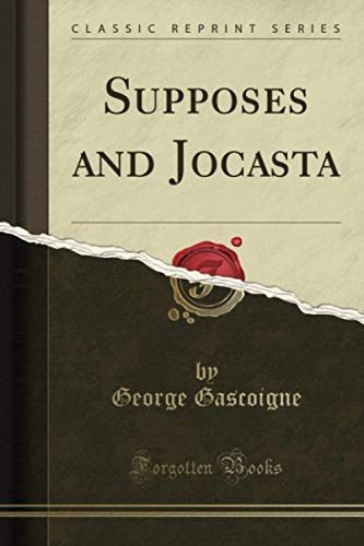 Supposes And Jocasta (Classic Reprint)