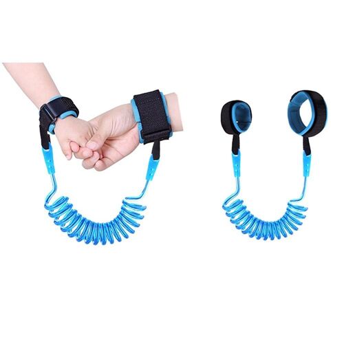 Laisse Enfant Bleu Bracelet Cordon Anti Perte Sécurité Bébé Enfant Attache Poignet