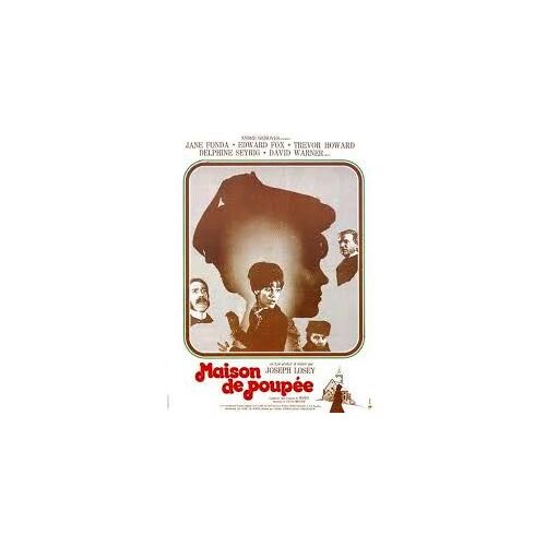 Maison De Poupée - Jospeh Losey - Jane Fonda - Affiche Synopsis Photos Noir Et Blanc Du Film 1973
