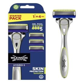 Rasoir À Main Wilkinson Hydro 5 Protection Sensitive Avec 3 Recharges 
