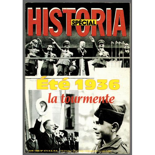 Historia Spécial N°474 : Eté 1936, La Tourmante