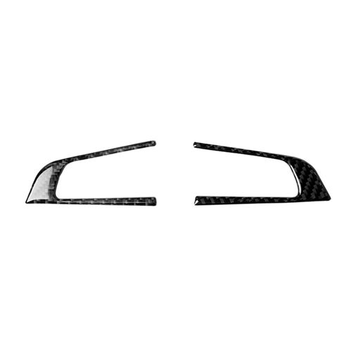 Housse De Cadre Décoratif Pour Volant, En Fiber De Carbone, Pour Alfa Romeo Giulia 2017 ¿ 2019, 2 Pièces/Ensemble