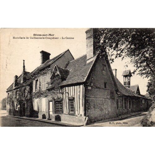 Carte Postale Ancienne - Dives Sur Mer - Hostellerie De Guillaume Le Conquérant - La Cuisine