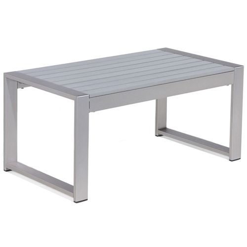 Table Basse Salerno Métal Gris Clair