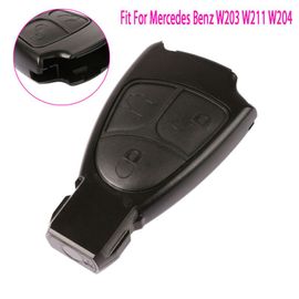 2 Bouton - XNRKEY-Coque De Clé De Voiture Pliable Pour Mercedes Benz