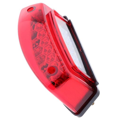 Feu Arrière Led Intégré Pour Moto, Plaque D'immatriculation, Clignotant, Frein