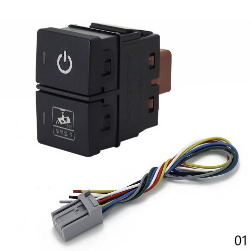 Bouton De Commutation De Lumière De Sauna Led Pour Honda Civic 16-21, Interrupteur À Clé De Tourisme, Double Interrupteur, Phares Antibrouillard, Alimentation Radar, Accessoires De Voiture, 1 Pièce