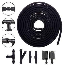 Lave-Glace À Jet D'eau, 4 Voies Réglables, Montage Universel Sur Un Bras De 8/9mm, Buse D'essuie-Glace Avec Tuyau De Pompe