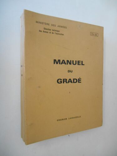 Manuel Du Gradé 2 Tomes En 1 Volume / Ministère Des Armées / Réf40943