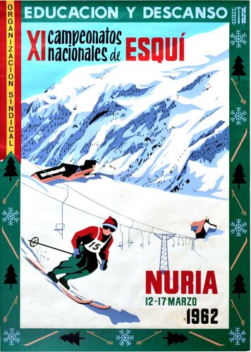 Affiche Nuria 1962