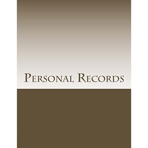 Personal Records
