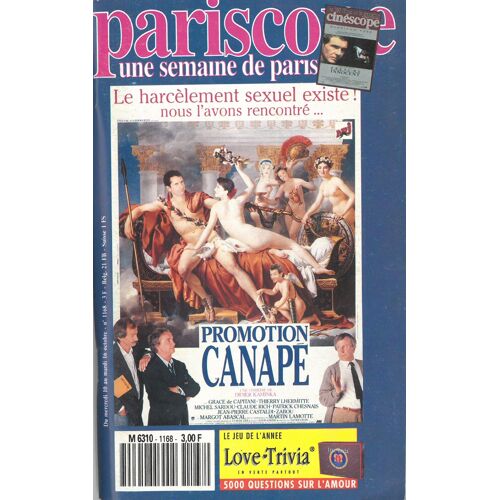 Pariscope - Une Semaine De Paris N° 1168 : Du Mercredi 10 Au Mardi 16 Octobre 1990